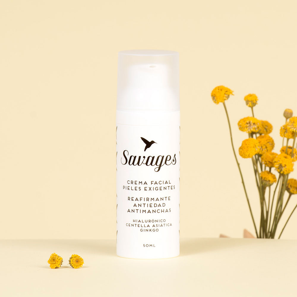 Crema facial para pieles maduras Savages