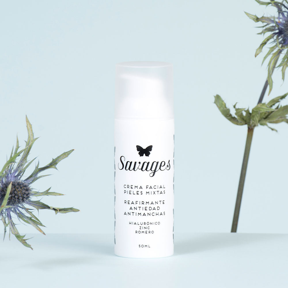 Crema facial para pieles mixtas Savages