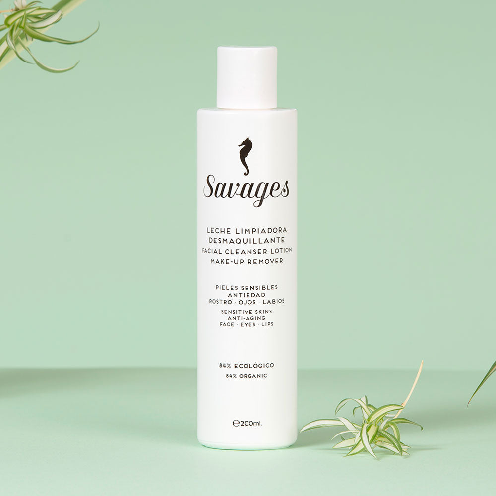 Leche limpiadora para el rostro, ojos y labios Savages