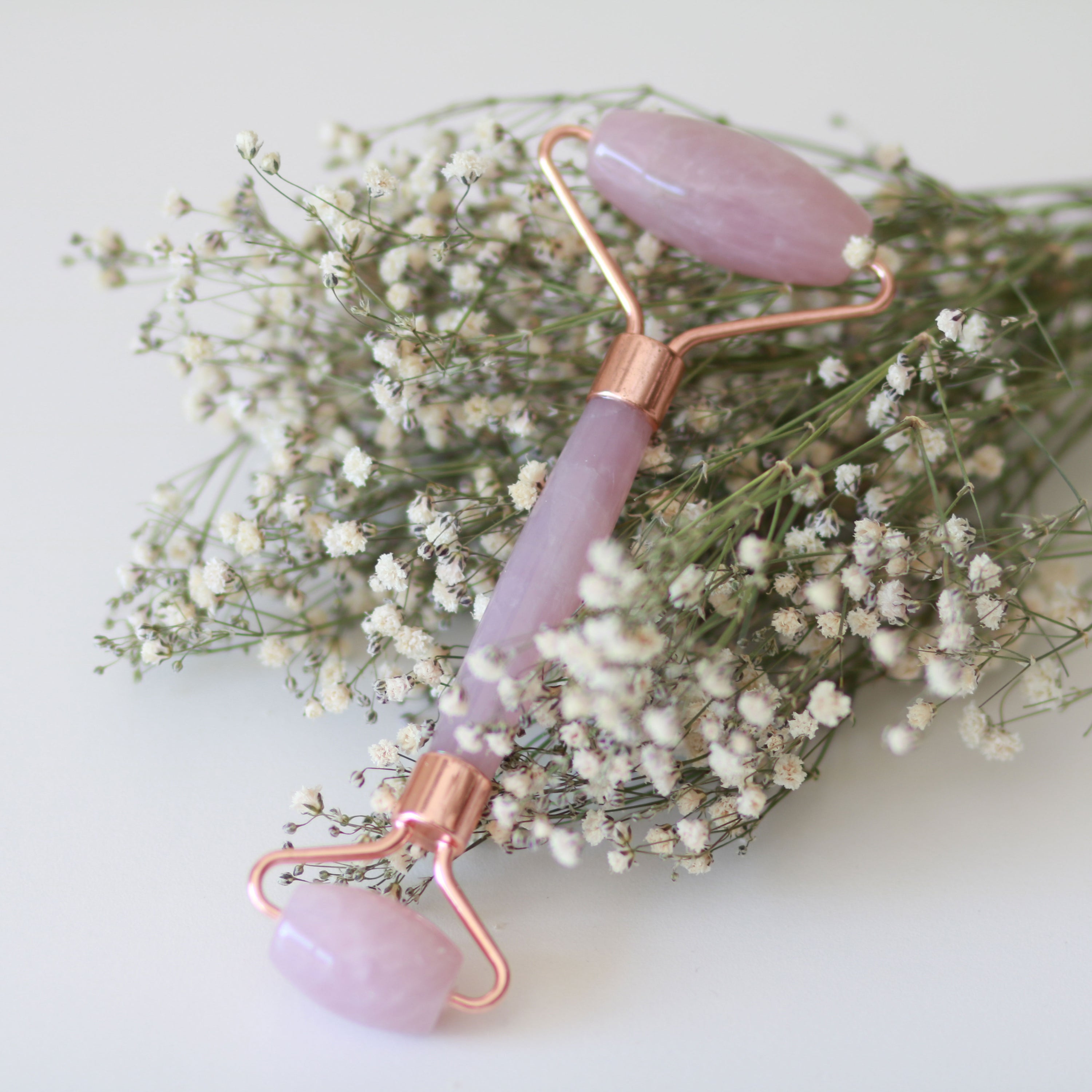 Cuarzo Rosa Rodillo Facial Flawless Contour Cuarzo Rodillo Rostro